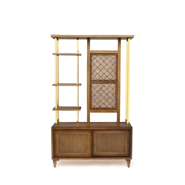 RATTAN  ARMOIRE